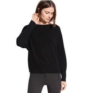 New with tags! Authentic VINCE black cashmere/wool blend drop sleeve sweater M